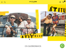atitudeeyewear.com.br homepage screenshot