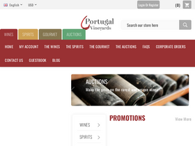 'portugalvineyards.com' screenshot
