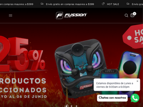 fussionweb.com homepage screenshot
