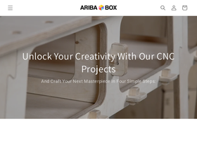 aribabox.com homepage screenshot