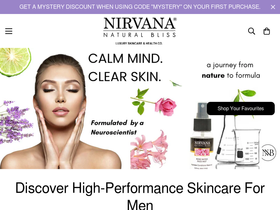 nirvananaturalbliss.com homepage screenshot