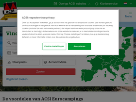 'eurocampings.nl' screenshot
