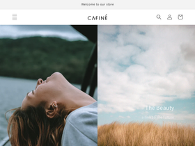 cafine.jp homepage screenshot