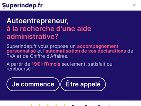 'superindep.fr' screenshot