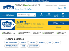 'lowes.ca' screenshot