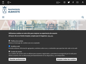 'albacete.es' screenshot