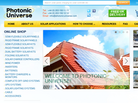 'photonicuniverse.com' screenshot