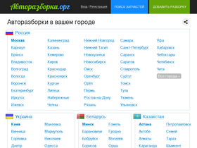 'avtorazborki.org' screenshot