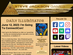 'sjgames.com' screenshot