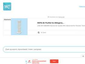'welklidwoord.nl' screenshot