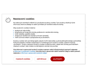 'mbank.cz' screenshot