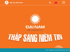 'dainam.edu.vn' screenshot