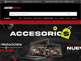 'unomotos.com.ar' screenshot