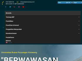 'ubpkarawang.ac.id' screenshot