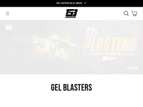 gelblastersunderground.com homepage screenshot