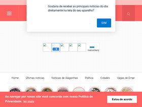 'seligaalagoinhas.com.br' screenshot