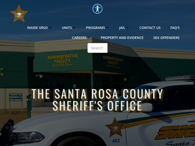 'santarosasheriff.org' screenshot