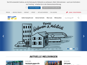 'evg-online.org' screenshot