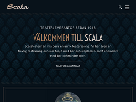 'scalateatern.se' screenshot