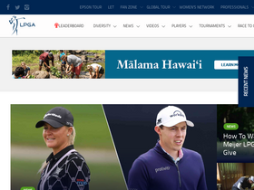 'lpga.com' screenshot