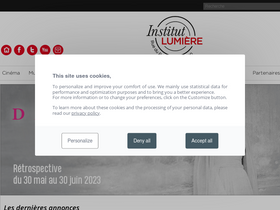 'institut-lumiere.org' screenshot