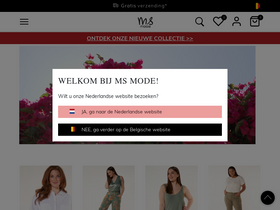 'msmode.be' screenshot