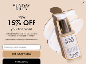 'sundayriley.com' screenshot