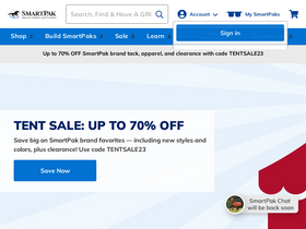 'smartpakequine.com' screenshot