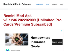 'reminimodapk.com' screenshot