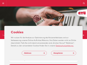 'gtue.de' screenshot