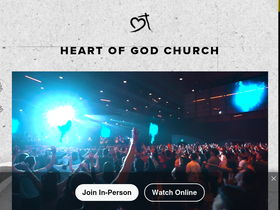 'heartofgodchurch.org' screenshot