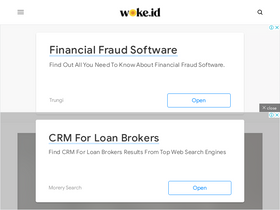 'woke.id' screenshot