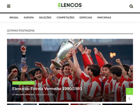 'elencos.com.br' screenshot