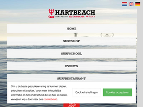 'hartbeach.nl' screenshot