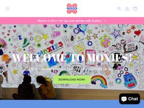 moxies.xyz homepage screenshot