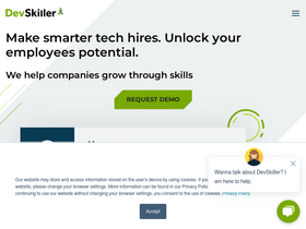 'devskiller.com' screenshot