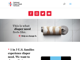 'nationaldiaperbanknetwork.org' screenshot