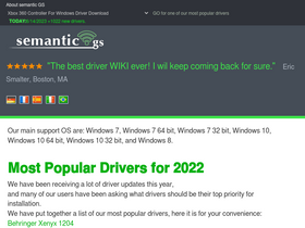 'semantic.gs' screenshot