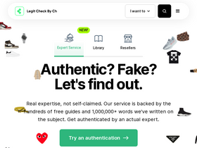 'legitcheck.app' screenshot
