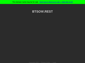 'btsow.rest' screenshot