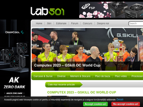 'lab501.ro' screenshot