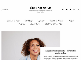 'thatsnotmyage.com' screenshot
