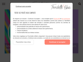 'fourchette-et-bikini.fr' screenshot