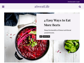 'asweatlife.com' screenshot