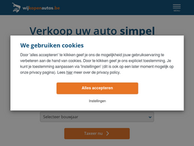 'wijkopenautos.be' screenshot