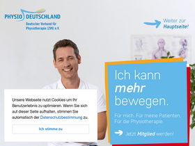 'physio-deutschland.de' screenshot