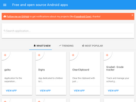 'fossdroid.com' screenshot