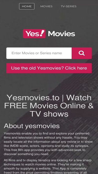 Yes discount movies app