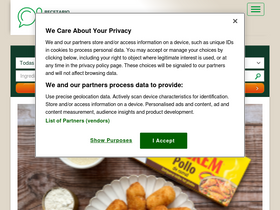 'recetario.es' screenshot