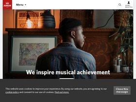 'abrsm.org' screenshot